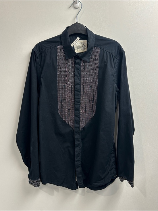 Diesel Other - Men's Vintage Diesel Button-Up Shirt with Rhinestone Bib